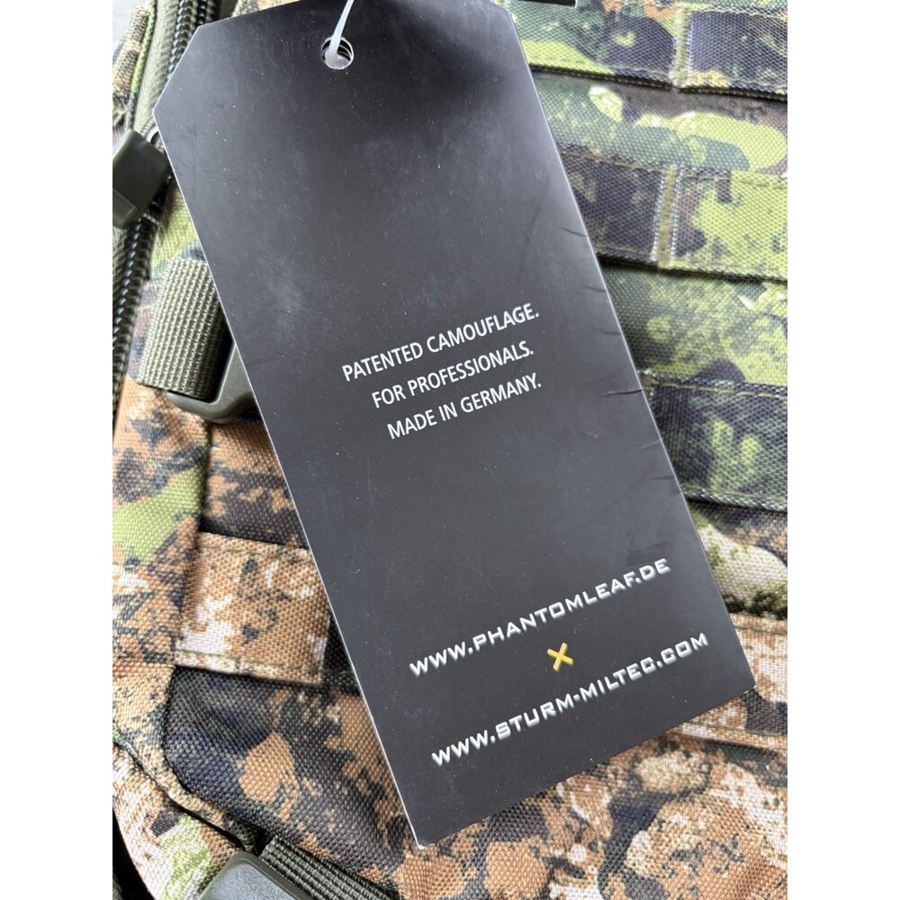Mil-Tec US Assault Pack Backpack Phantomleaf WASP Small Camo Tactical NWT - Picture 5 of 9
